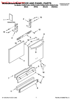 Picture of Whirlpool P1-PLATE - Part# 9744437