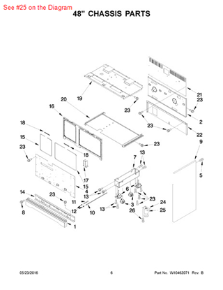 Picture of Whirlpool FOOT-LEVEL - Part# 9759117