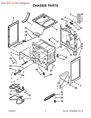 Picture of Whirlpool RAIL-BASE - Part# 9760314