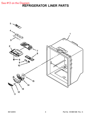 Picture of Whirlpool COVER-BOX - Part# 12806701