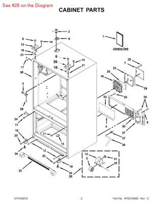 Picture of Whirlpool SCREW- SM - Part# 67006564