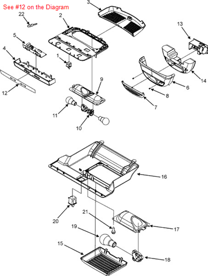 Picture of Whirlpool KEYBOARD- - Part# 67006910