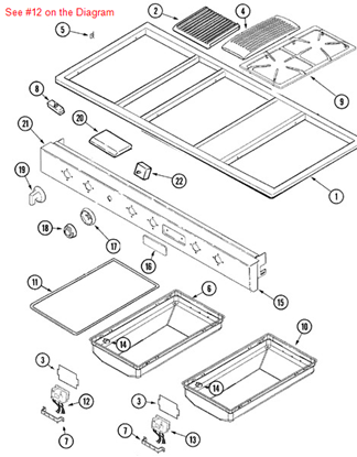 Picture of Whirlpool RECEPTACLE - Part# 74006153