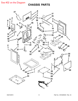 Picture of Whirlpool SPACER- SI - Part# 74008690