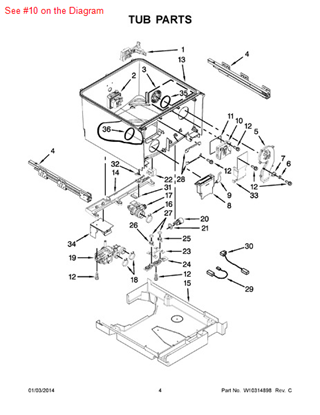 Picture of Whirlpool CONTROL MO - Part# 99003733