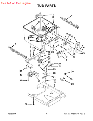 Picture of Whirlpool SLIDE- LH - Part# 99003759