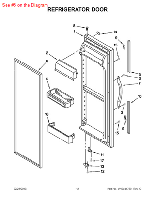 Picture of Whirlpool EXTENSION - Part# 2194706W