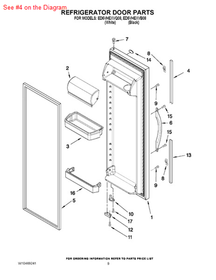 Picture of Whirlpool EXTENSION - Part# 2194707W