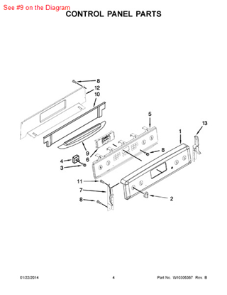 Picture of Whirlpool SHIELD-HT - Part# 3604F382-81