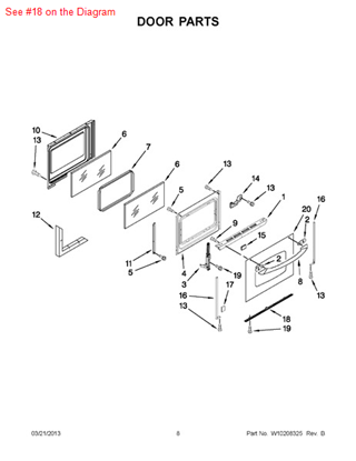 Picture of Whirlpool TRIM-BOTTM - Part# 3608F092-71