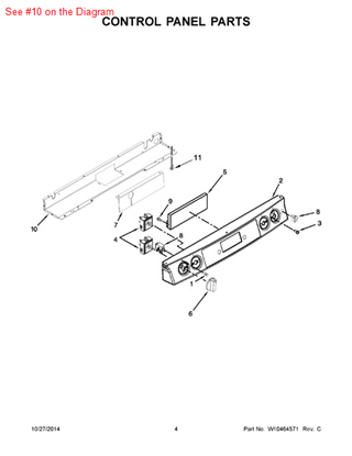 Picture of Whirlpool SUPPORT- C - Part# 3807F731-51