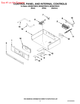 Picture of Whirlpool PANL-CNTRL - Part# 5765M445-60