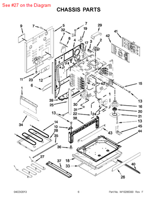 Picture of Whirlpool ELMNT-BAKE - Part# 7406P411-60