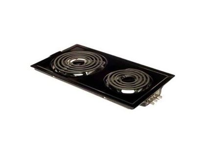 Picture of Whirlpool Maytag Jenn-Air Range Cook Top Electric Cartridge, 2 Burner, Black - Part# JEA7000ADBA