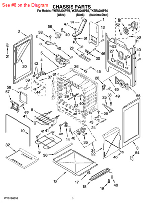 Picture of Whirlpool ELMNT-BROL - Part# W10017516