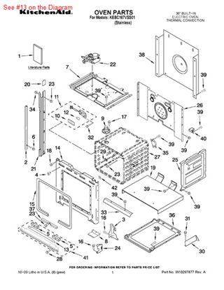 Picture of Whirlpool INSULATION - Part# W10110696