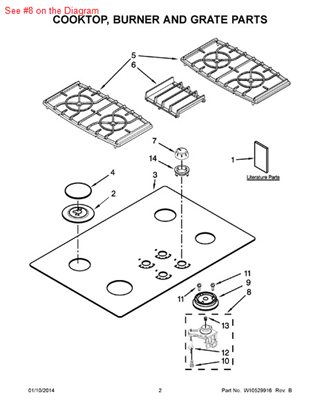 Picture of Whirlpool HOLDER-ORF - Part# W10128445