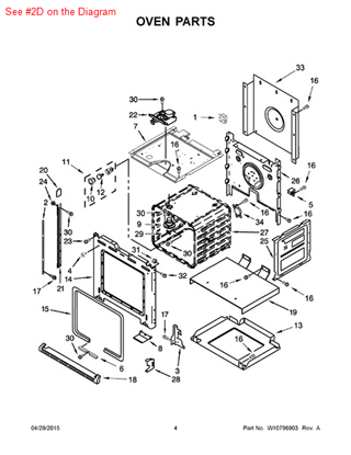 Picture of Whirlpool TRIM - Part# W10144984