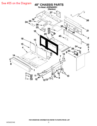 Picture of Whirlpool REGULATOR - Part# W10145584