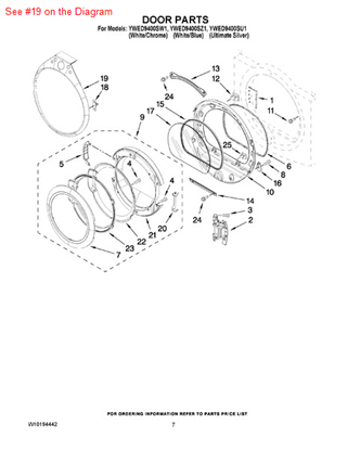 Picture of Whirlpool TRIM - Part# W10180498