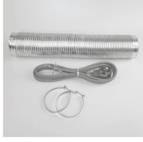 Picture of Electric Clothes Dryer Hook Up Installation Kit with Venting by Whirlpool Maytag - Part# W10182829RB