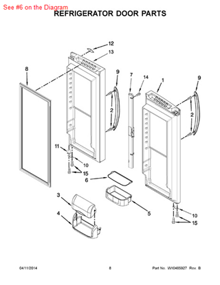 Picture of Whirlpool MAT - Part# W10184031