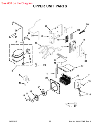 Picture of Whirlpool CNTRL-ELEC - Part# W10184634