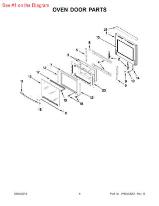 Picture of Whirlpool LINER-DOOR - Part# W10187020