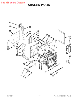 Picture of Whirlpool FAN-CONVCT - Part# W10206586