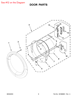 Picture of Whirlpool HINGE - Part# W10208414