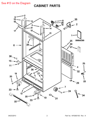 Picture of Whirlpool COVER - Part# W10217487