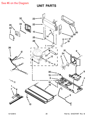 Picture of Whirlpool TUBE - Part# W10217747