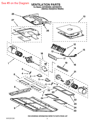 Picture of Whirlpool BASE - Part# W10222517