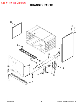 Picture of Whirlpool VENT-OVEN - Part# W10225970