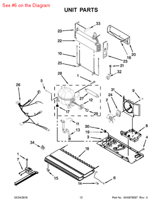 Picture of Whirlpool TUBE 22IN DISCHARGE - Part# W10233570