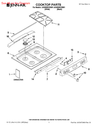 Picture of Whirlpool PANL-CNTRL - Part# W10235330