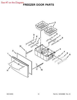 Picture of Whirlpool GLIDE - Part# W10235357