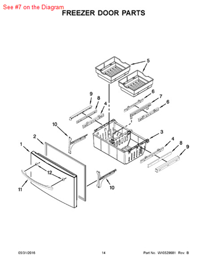 Picture of Whirlpool GLIDE - Part# W10235357