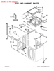 Picture of Whirlpool HINGE - Part# W10270399