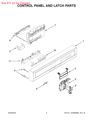 Picture of Whirlpool GUIDE - Part# W10274836