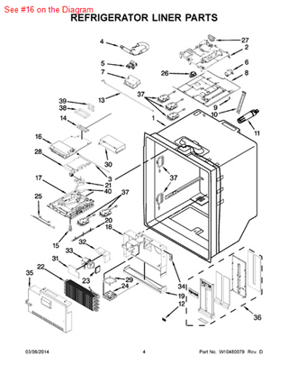Picture of Whirlpool COVER - Part# W10281012