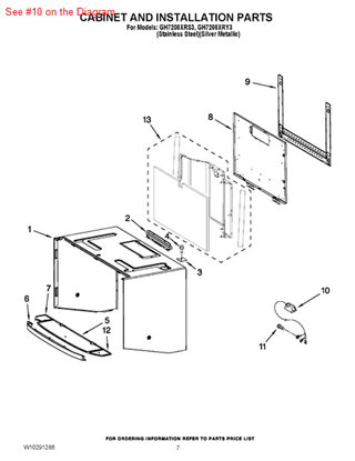 Picture of Whirlpool CORD-POWER - Part# W10282546