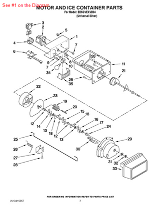 Picture of Whirlpool BRACKET - Part# W10284485