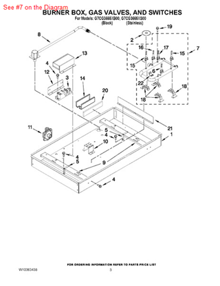 Picture of Whirlpool MANIFOLD - Part# W10286652