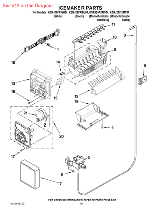 Picture of Whirlpool ARM-STRIPR - Part# W10286877