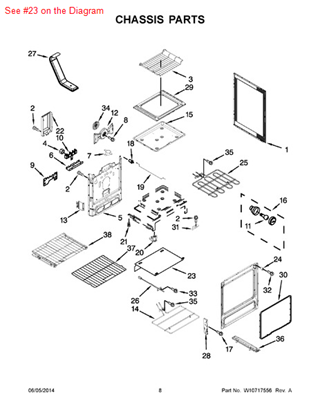 Picture of Whirlpool SHIELD-HT - Part# W10289099