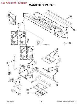 Picture of Whirlpool HOLDER-ORF - Part# W10296790