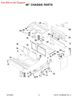 Picture of Whirlpool VALVE-GAS - Part# W10311268