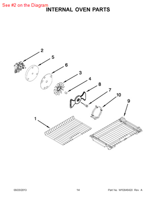 Picture of Whirlpool MOTOR-FAN - Part# W10314406