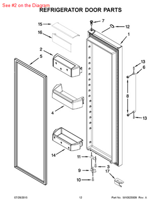 Picture of Whirlpool BIN-CNTLVR - Part# W10316889